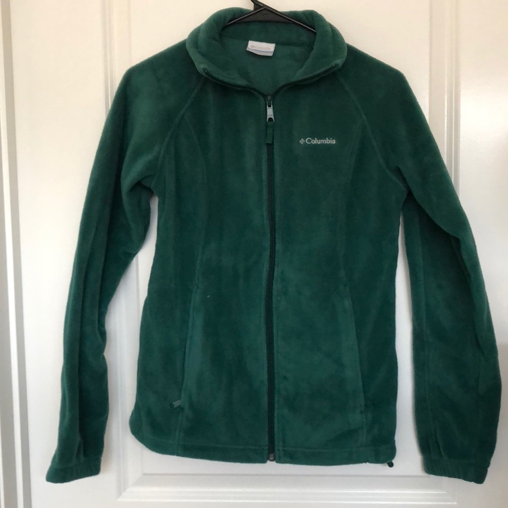 Dark Green Columbia Fleece